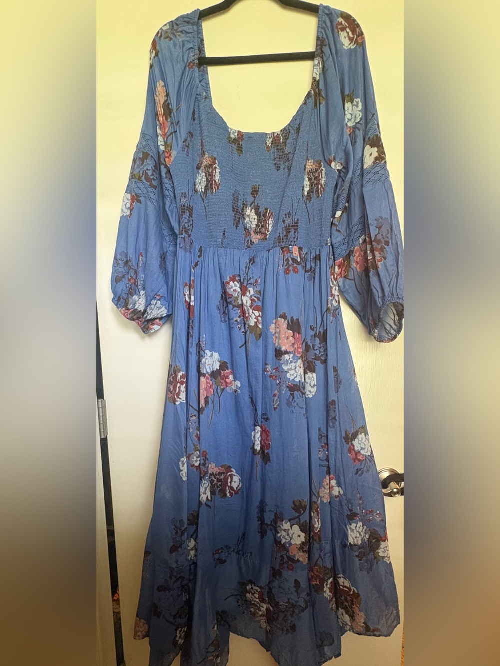 Free People Blue Floral Maxi Dress - Picture 3 of 4